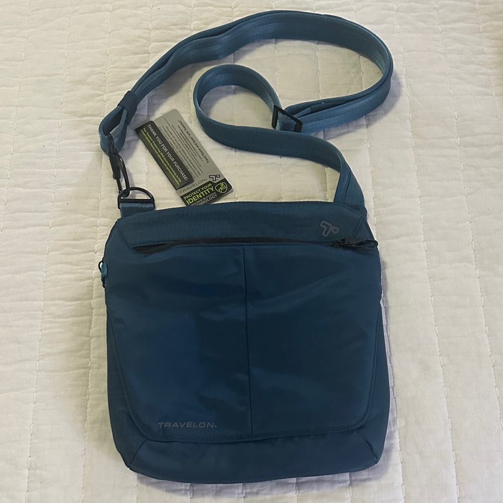 Travelon Blue Crossbody Bag